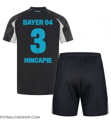 Bayer Leverkusen Piero Hincapie #3 Dětské Alternativní Dres 2024-25 Krátký Rukáv (+ trenýrky)